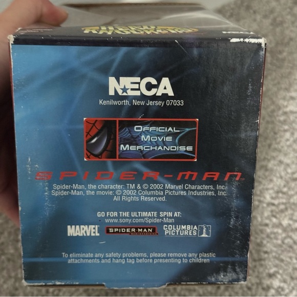 2002 Neca Spiderman Head Knocker Bobble Head Vintage RARE HTF New in Box - Picture 9 of 9